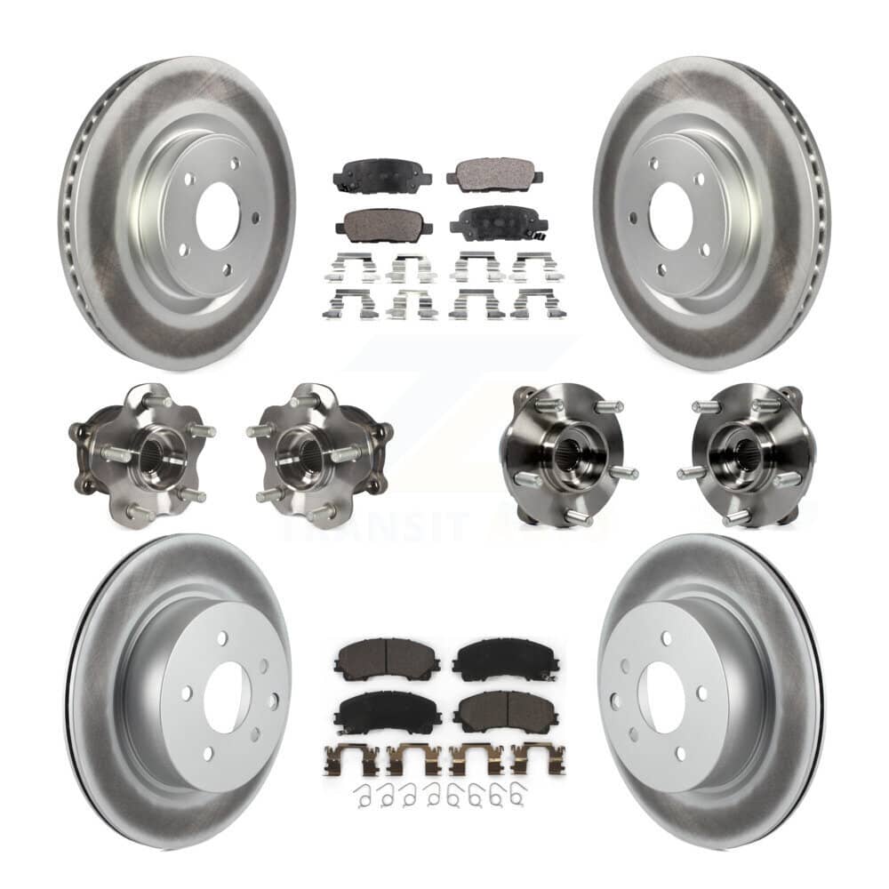 Transit Auto - KBB-112732 - Front and Rear Wheel Bearing and Hub Assembly Kits
