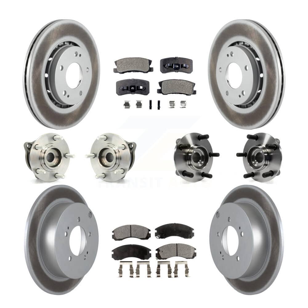 Transit Auto - KBB-112733 - Front and Rear Wheel Bearing and Hub Assembly Kits