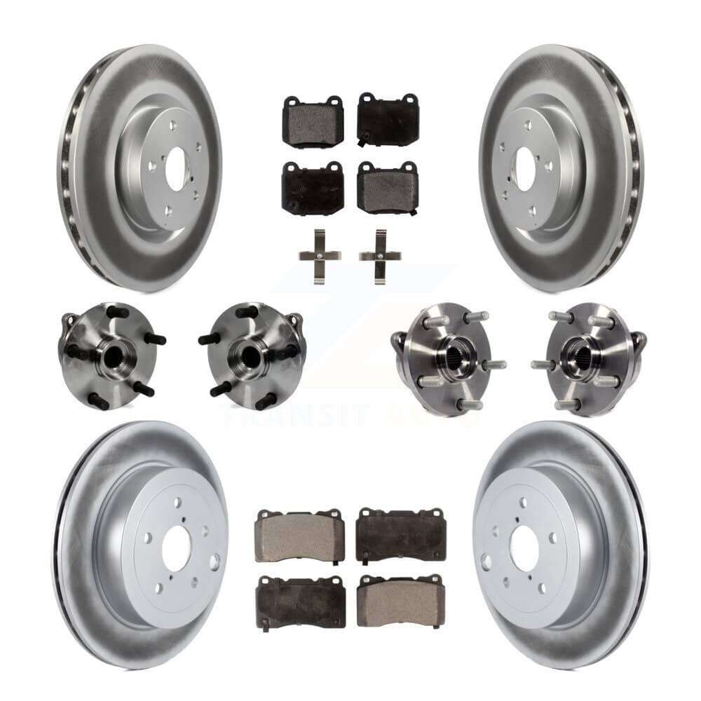 Transit Auto - KBB-112754 - Front and Rear Wheel Bearing and Hub Assembly Kits