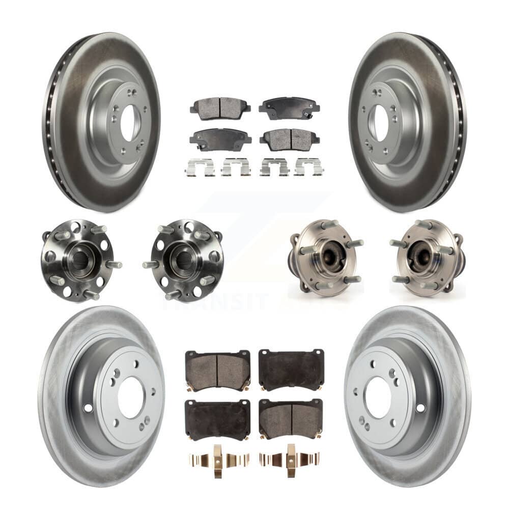 Transit Auto - KBB-112766 - Front and Rear Wheel Bearing and Hub Assembly Kits