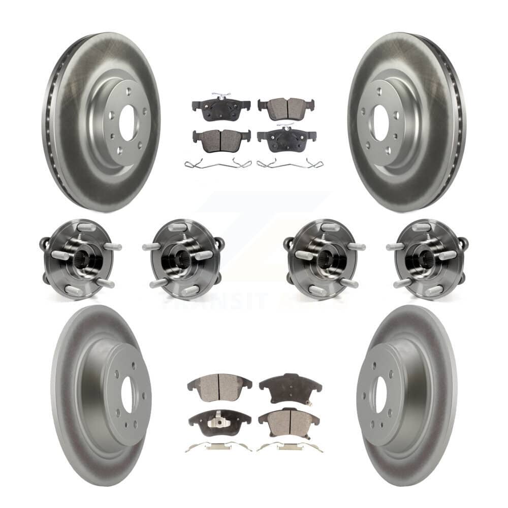 Transit Auto - KBB-112787 - Front and Rear Wheel Bearing and Hub Assembly Kits