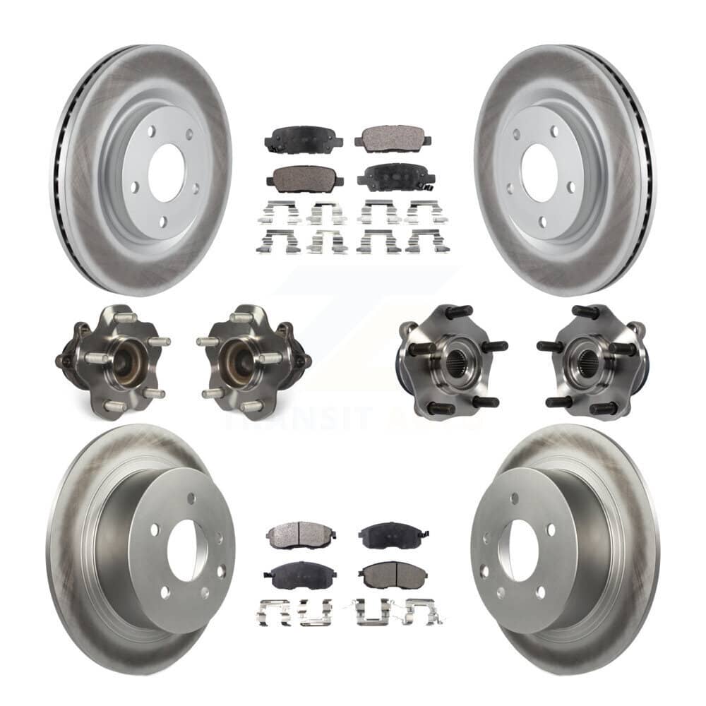 Transit Auto - KBB-112801 - Front and Rear Wheel Bearing and Hub Assembly Kits