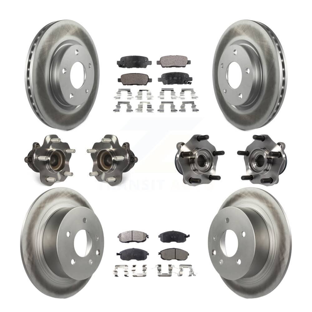 Transit Auto - KBB-112802 - Front and Rear Wheel Bearing and Hub Assembly Kits