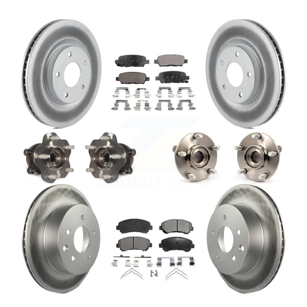 Transit Auto - KBB-112805 - Front and Rear Wheel Bearing and Hub Assembly Kits