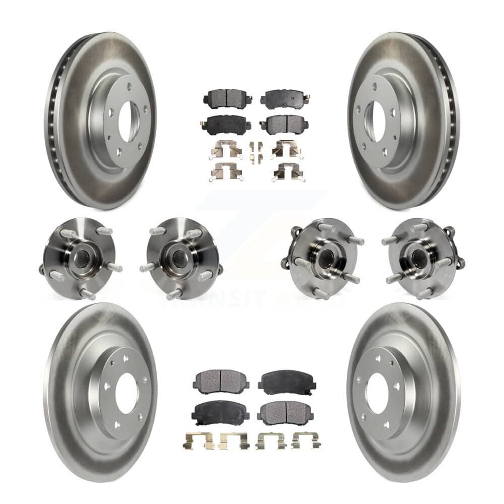 Transit Auto - KBB-112818 - Front and Rear Wheel Bearing and Hub Assembly Kits