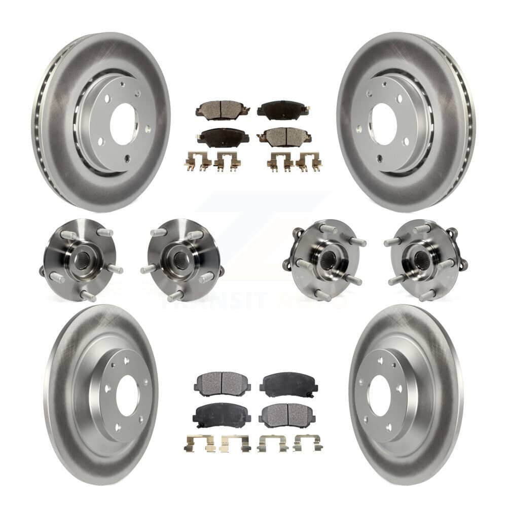 Transit Auto - KBB-112819 - Front and Rear Wheel Bearing and Hub Assembly Kits