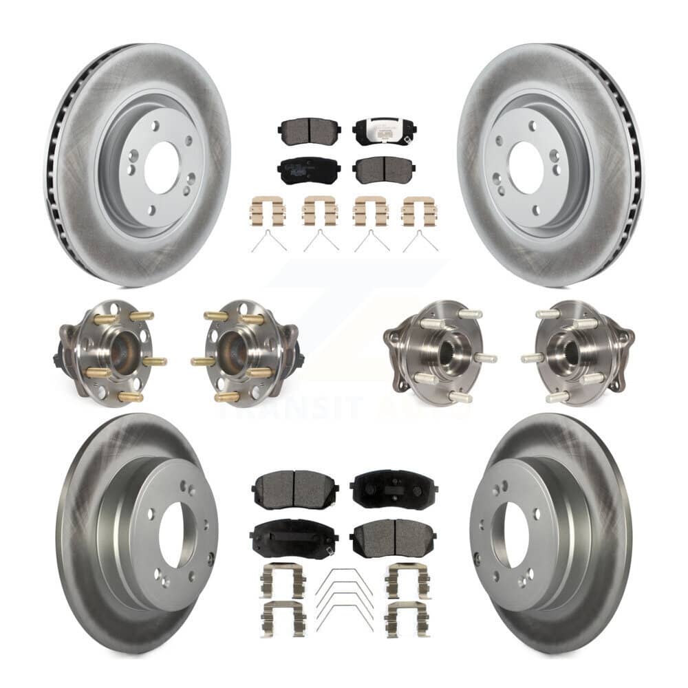 Transit Auto - KBB-112822 - Front and Rear Wheel Bearing and Hub Assembly Kits