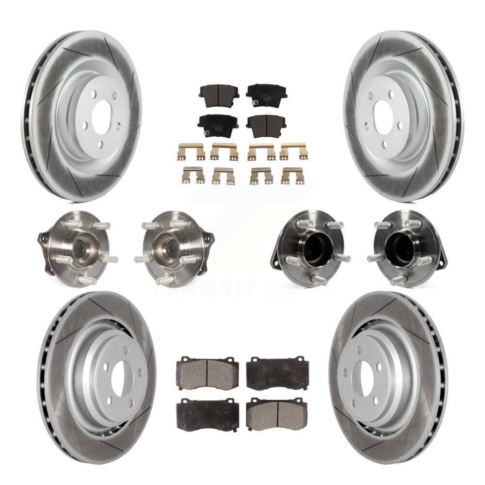 Transit Auto - KBB-112839 - Front and Rear Wheel Bearing and Hub Assembly Kits