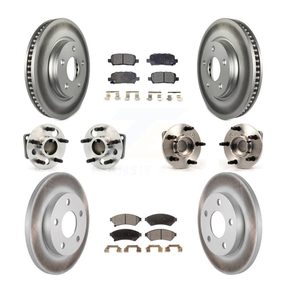 Transit Auto - KBB-112859 - Front and Rear Wheel Bearing and Hub Assembly Kits