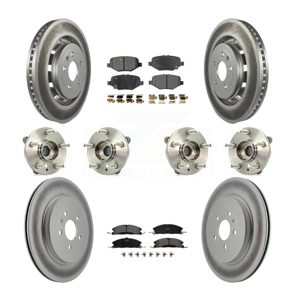 Transit Auto - KBB-112881 - Front and Rear Wheel Bearing and Hub Assembly Kits
