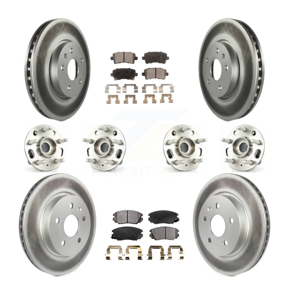 Transit Auto - KBB-112892 - Front and Rear Wheel Bearing and Hub Assembly Kits