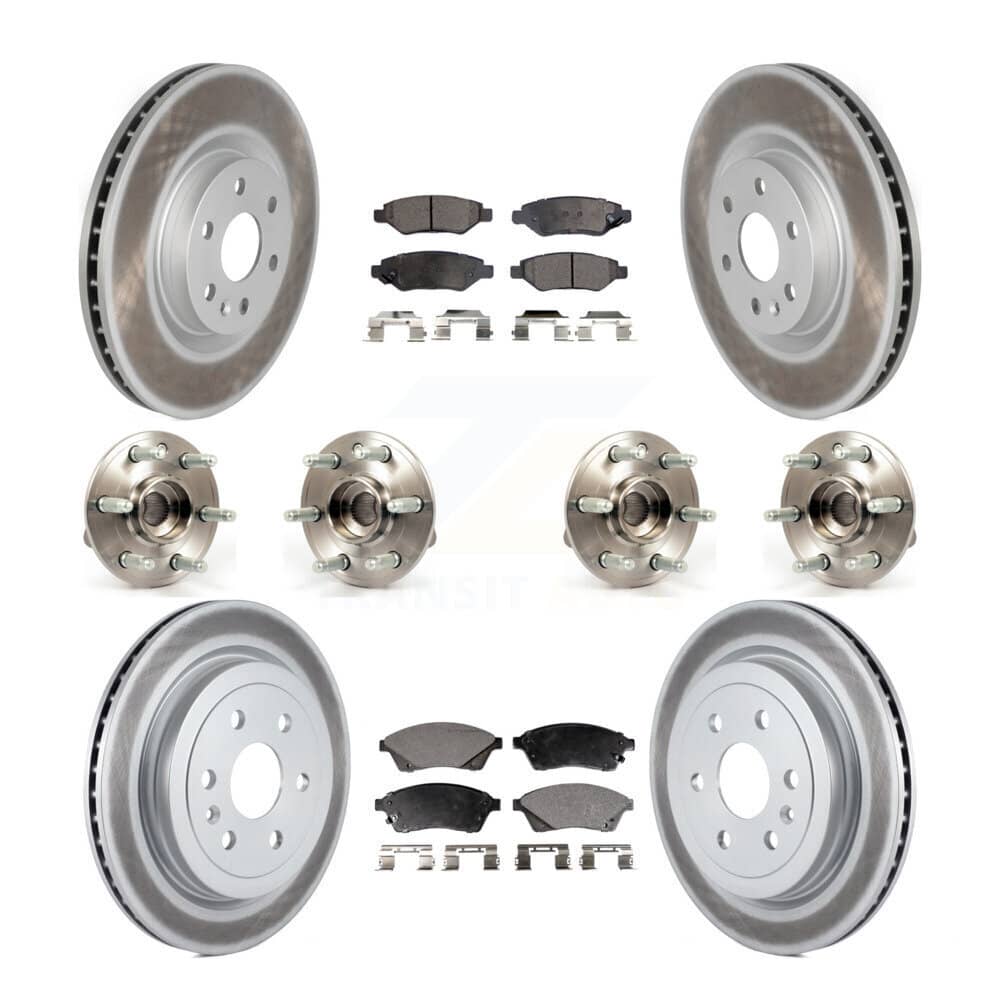 Transit Auto - KBB-112894 - Front and Rear Wheel Bearing and Hub Assembly Kits