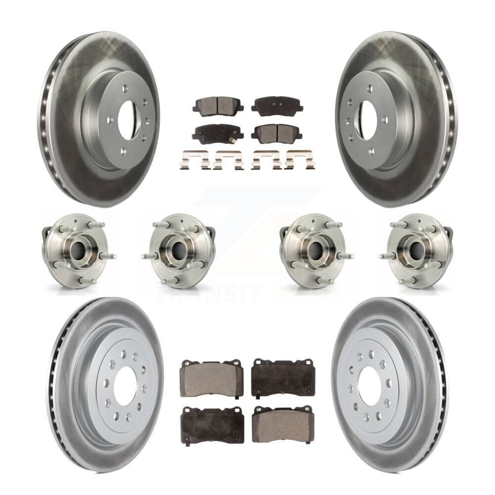 Transit Auto - KBB-112897 - Front and Rear Wheel Bearing and Hub Assembly Kits