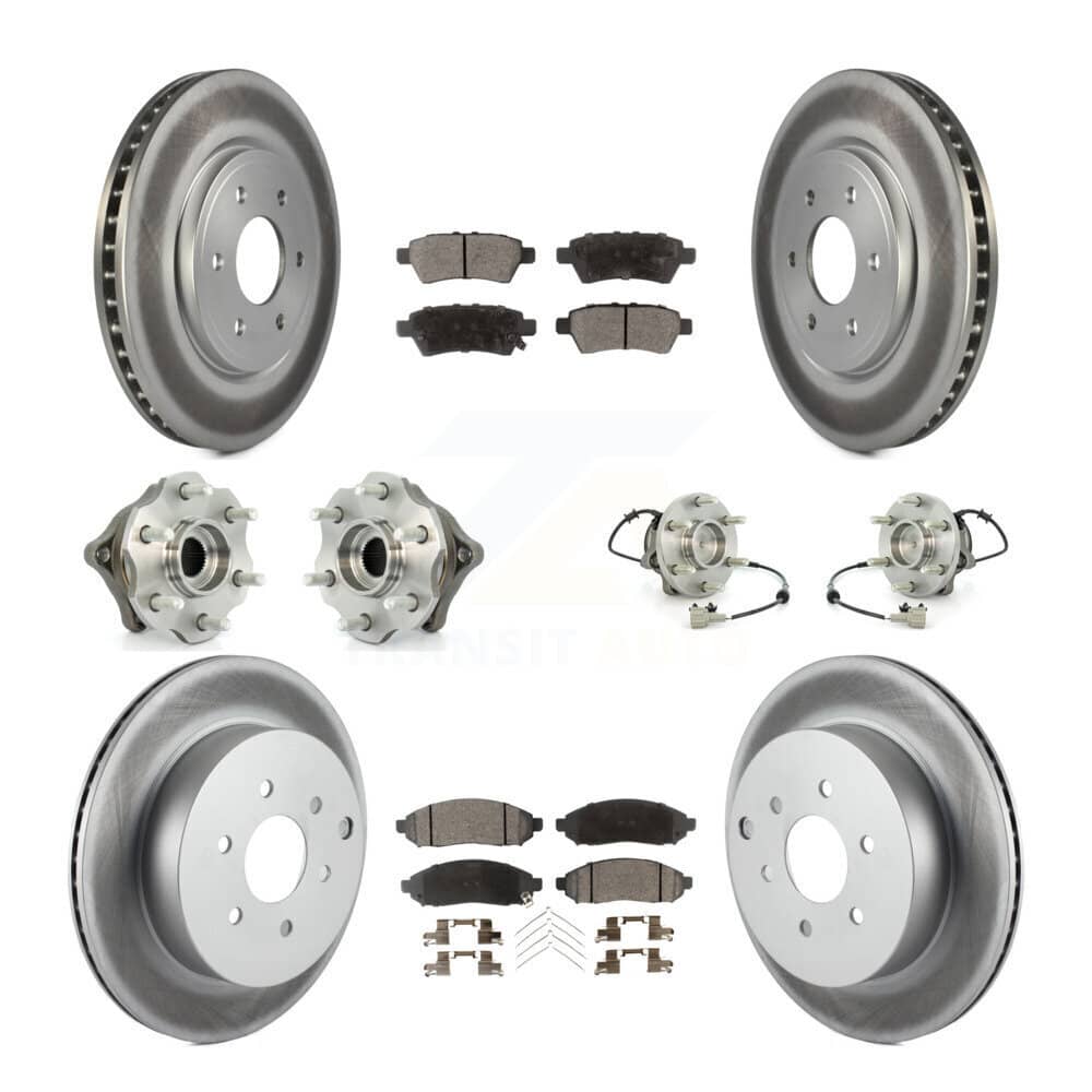 Transit Auto - KBB-112898 - Front and Rear Wheel Bearing and Hub Assembly Kits
