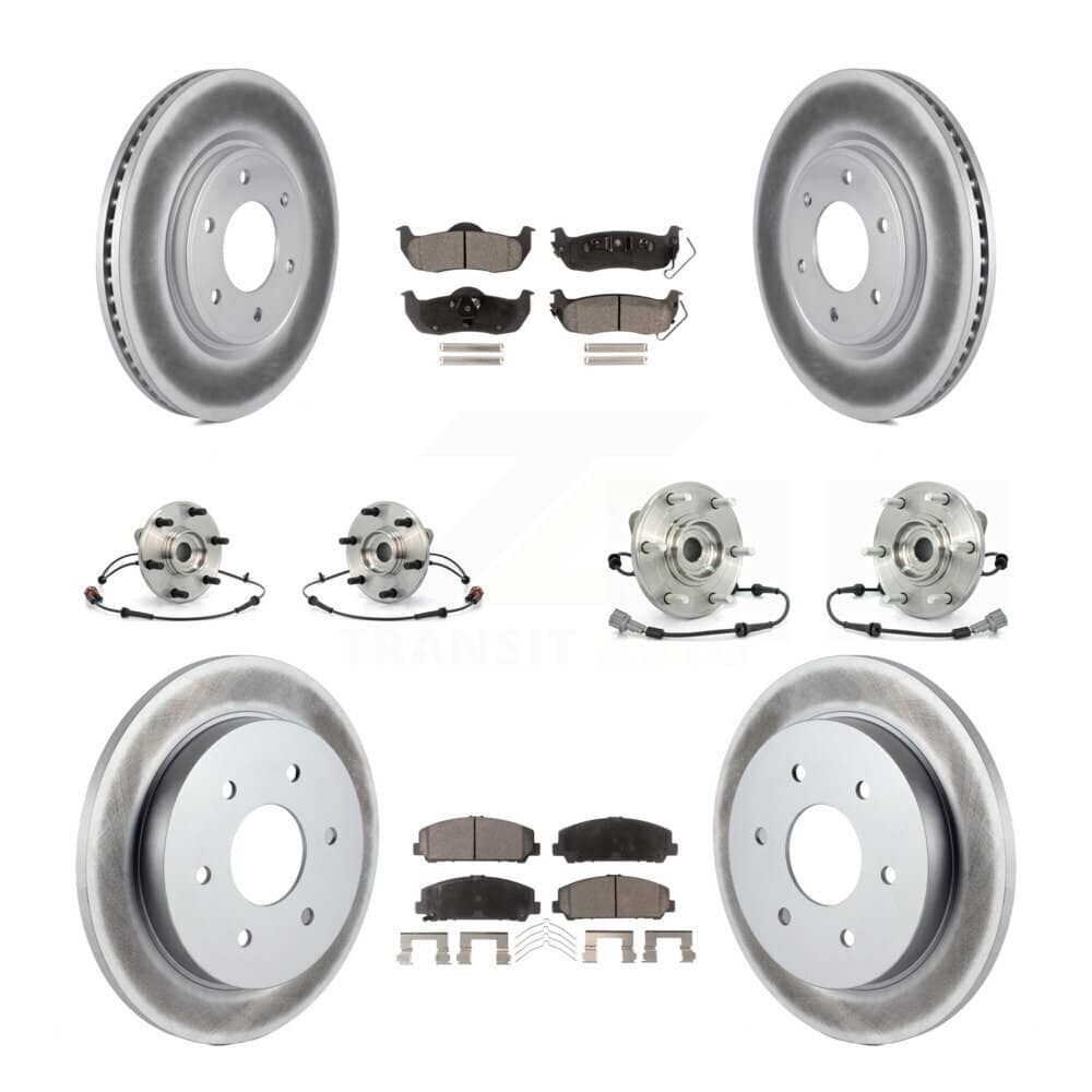 Transit Auto - KBB-112905 - Front and Rear Wheel Bearing and Hub Assembly Kits