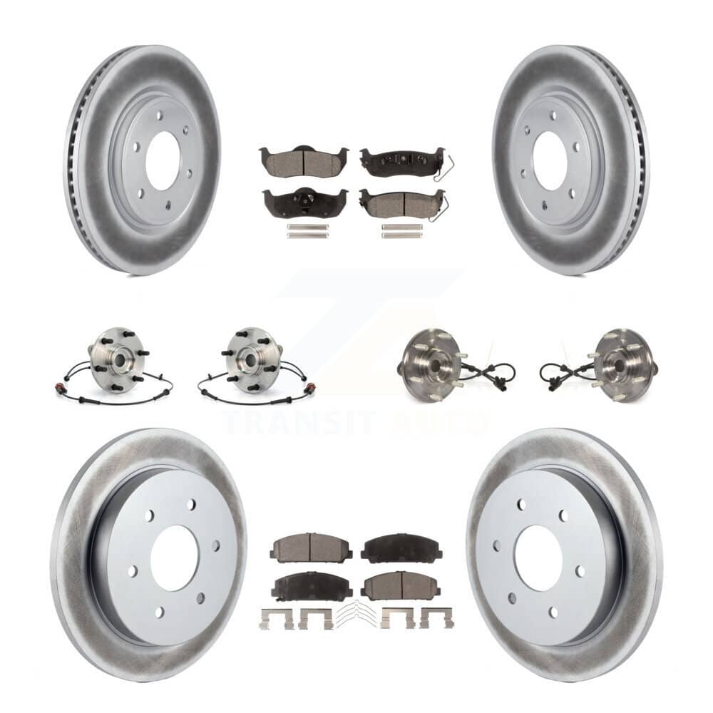 Transit Auto - KBB-112906 - Front and Rear Wheel Bearing and Hub Assembly Kits