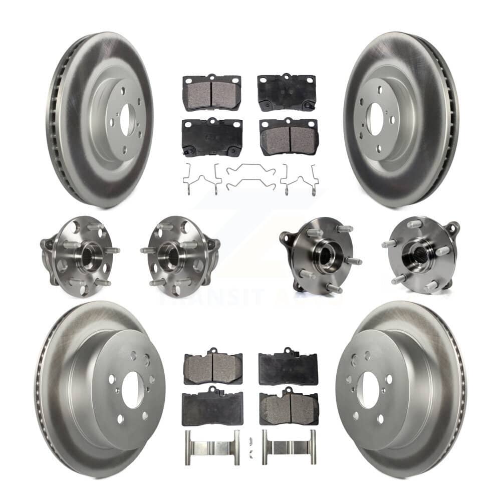 Transit Auto - KBB-112925 - Front and Rear Wheel Bearing and Hub Assembly Kits