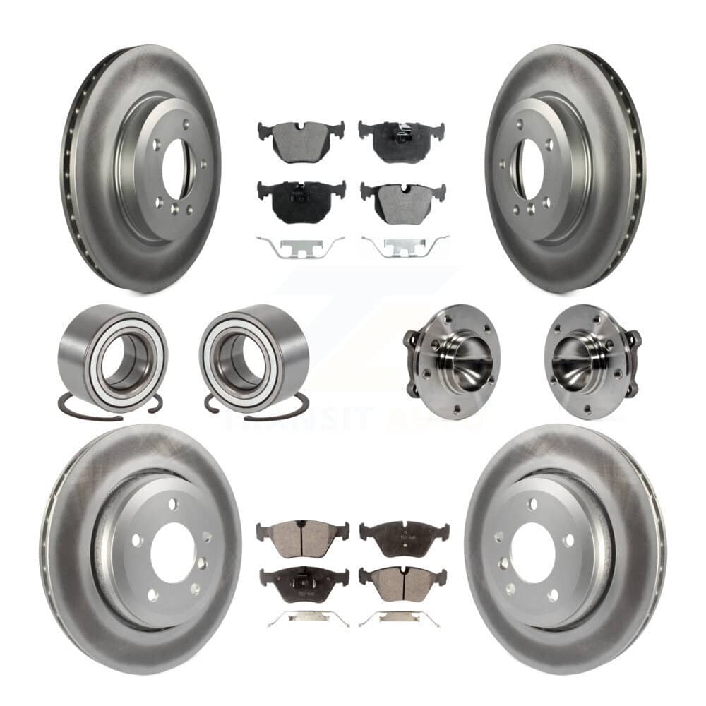 Transit Auto - KBB-112936 - Front and Rear Wheel Bearing and Hub Assembly Kits