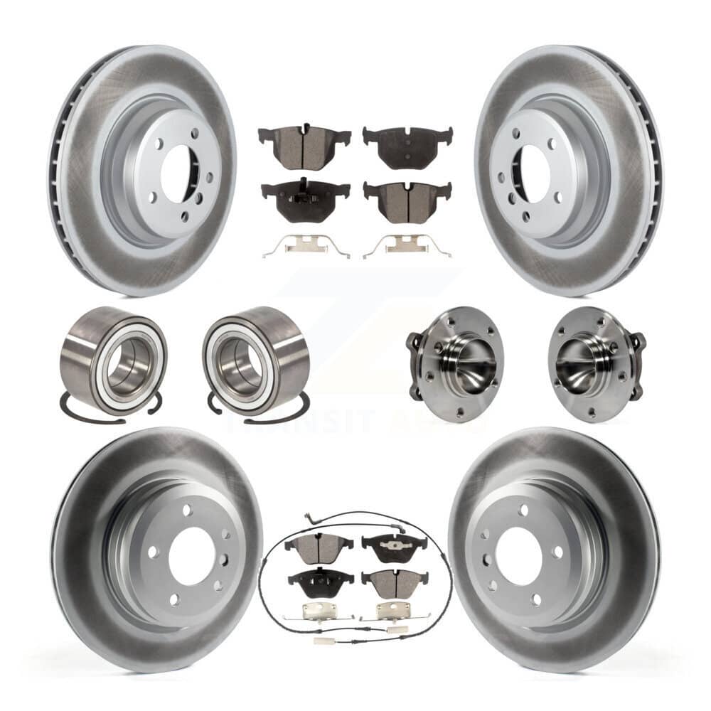 Transit Auto - KBB-112946 - Front and Rear Wheel Bearing and Hub Assembly Kits