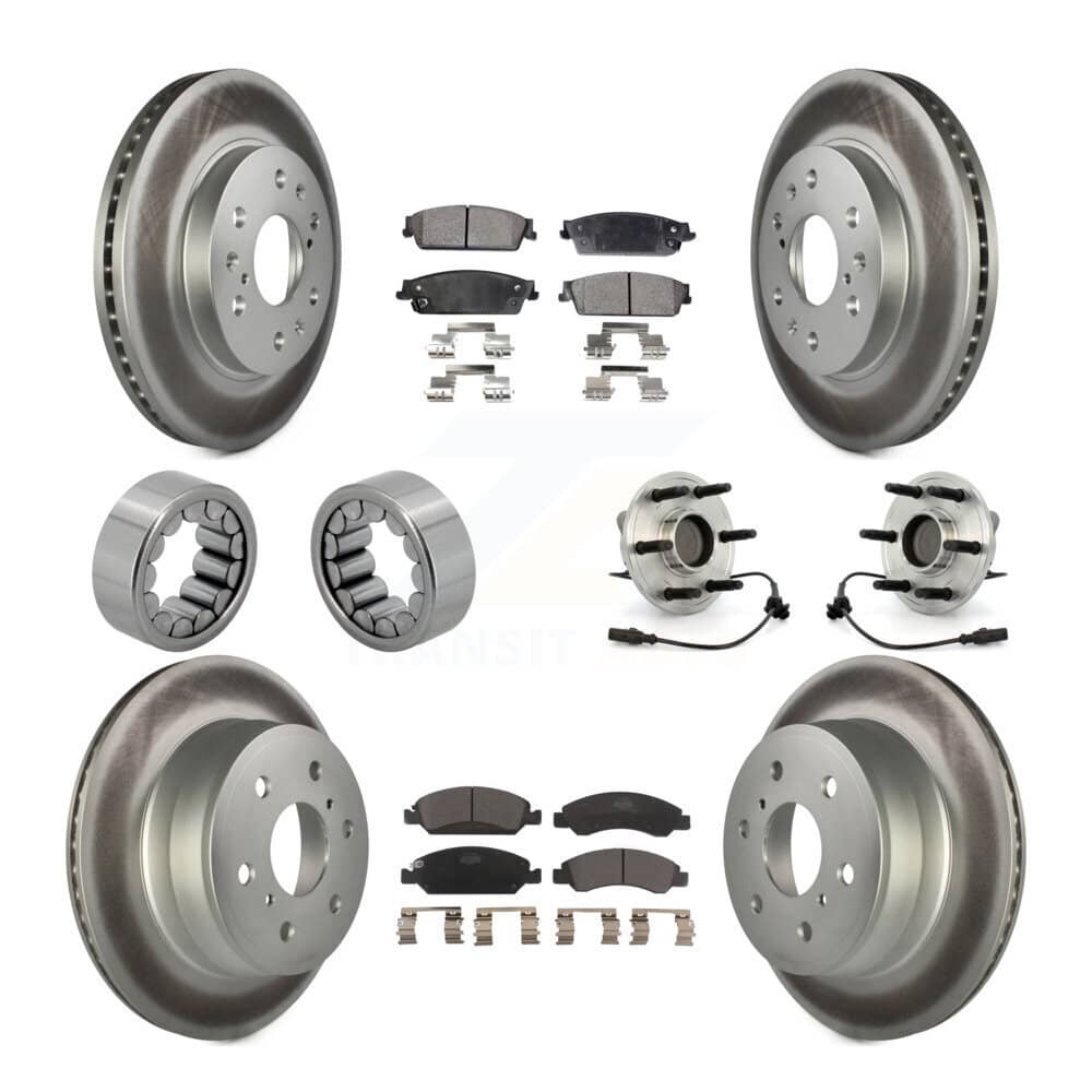 Transit Auto - KBB-112980 - Front and Rear Wheel Bearing and Hub Assembly Kits