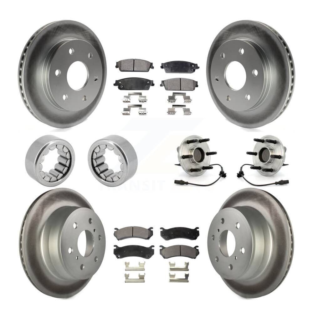 Transit Auto - KBB-113072 - Front and Rear Wheel Bearing and Hub Assembly Kits