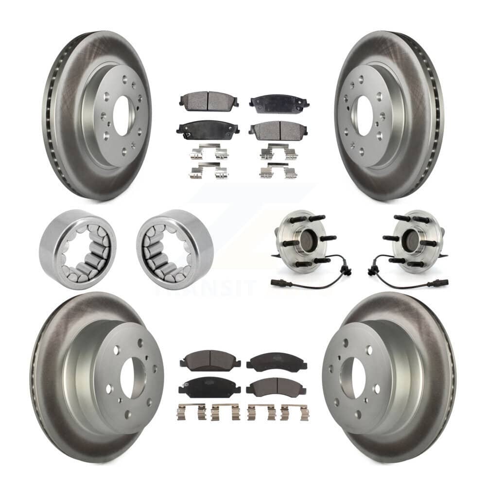 Transit Auto - KBB-113073 - Front and Rear Wheel Bearing and Hub Assembly Kits