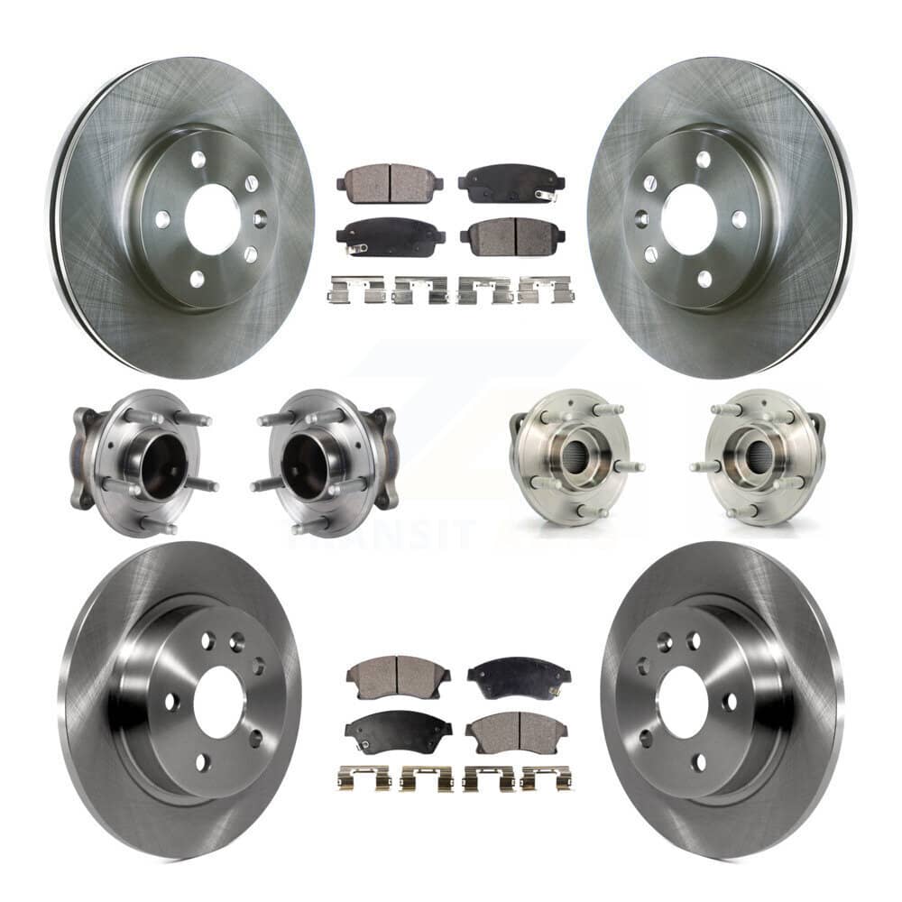 Transit Auto - KBB-113312 - Front and Rear Wheel Bearing and Hub Assembly Kits