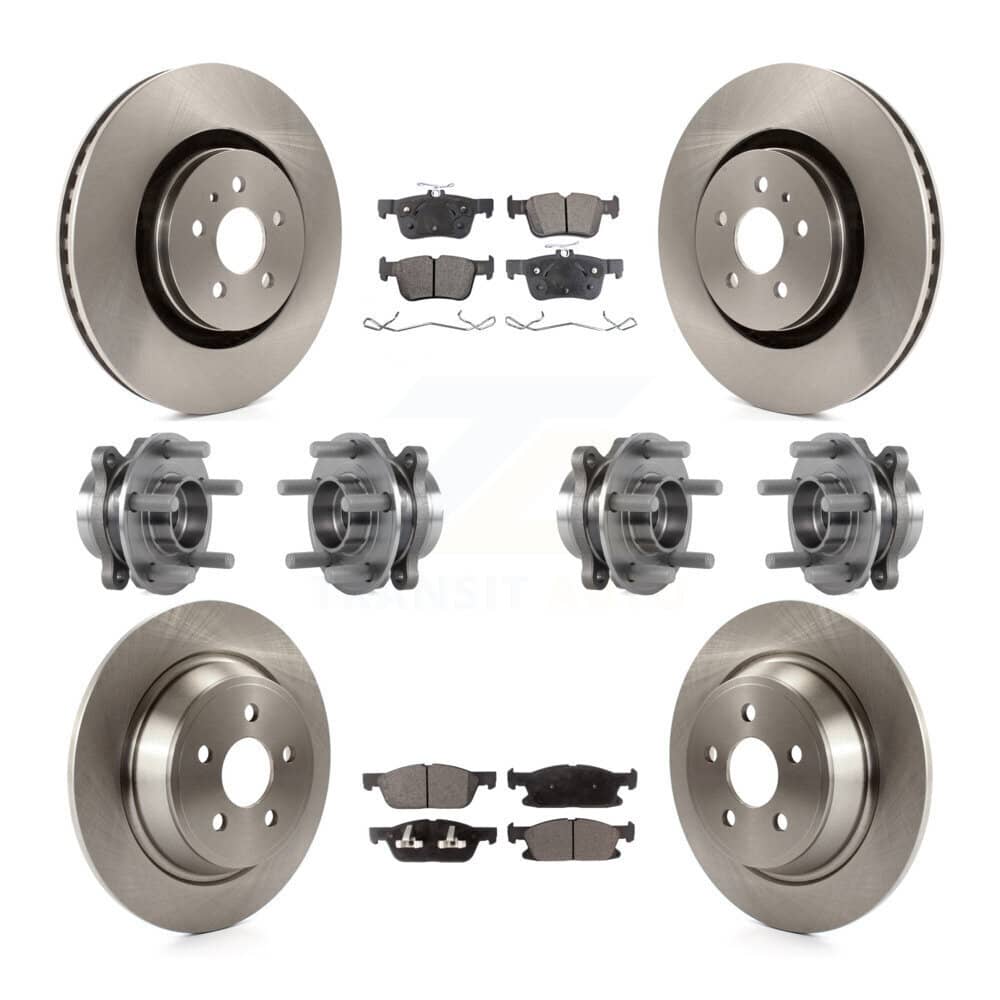 Transit Auto - KBB-113345 - Front and Rear Wheel Bearing and Hub Assembly Kits