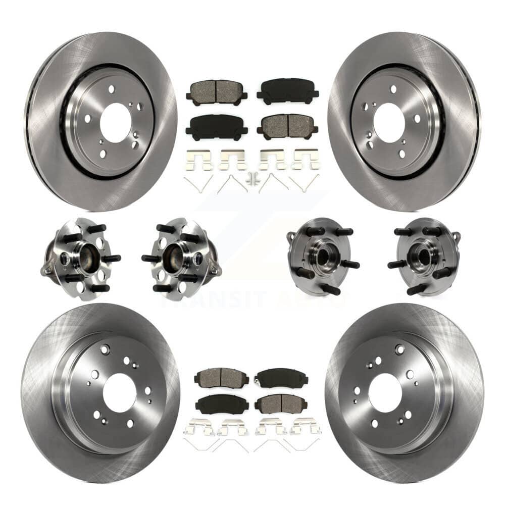 Transit Auto - KBB-113386 - Front and Rear Wheel Bearing and Hub Assembly Kits