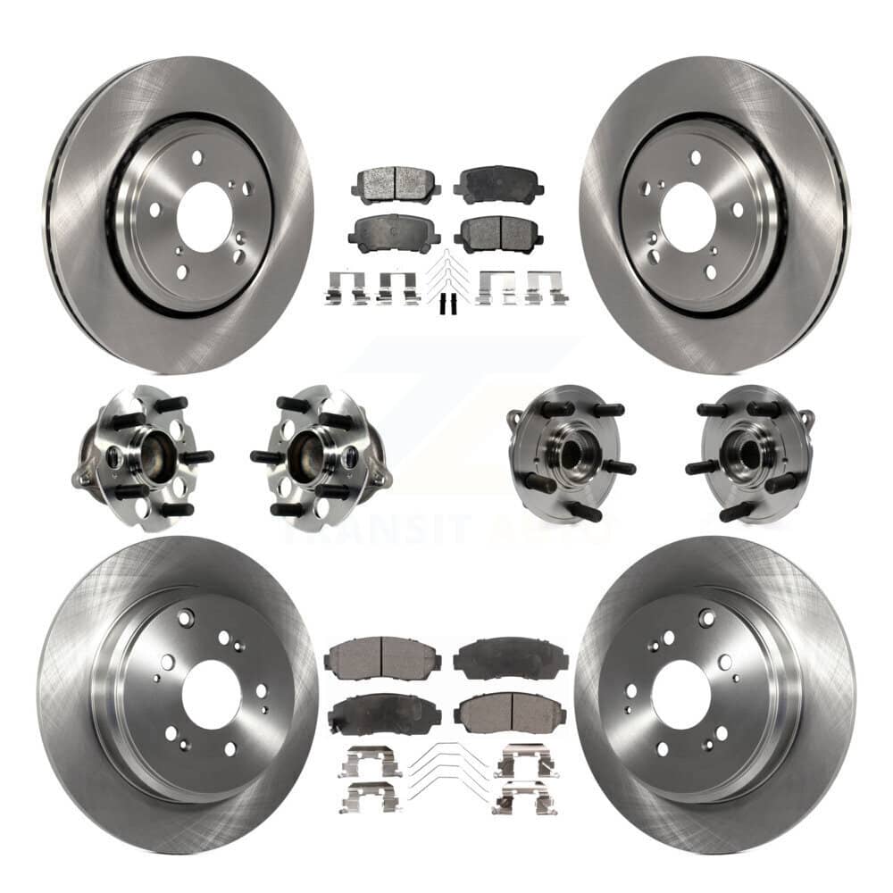 Transit Auto - KBB-113436 - Front and Rear Wheel Bearing and Hub Assembly Kits