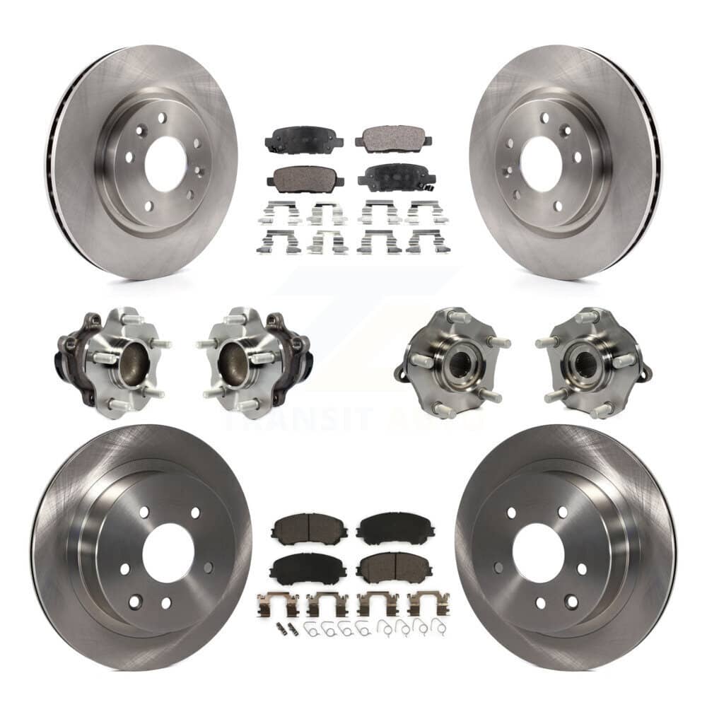 Transit Auto - KBB-113453 - Front and Rear Wheel Bearing and Hub Assembly Kits