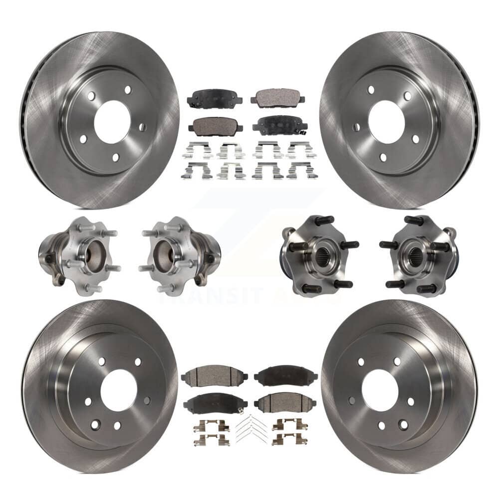 Transit Auto - KBB-113455 - Front and Rear Wheel Bearing and Hub Assembly Kits