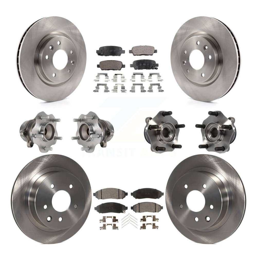 Transit Auto - KBB-113456 - Front and Rear Wheel Bearing and Hub Assembly Kits