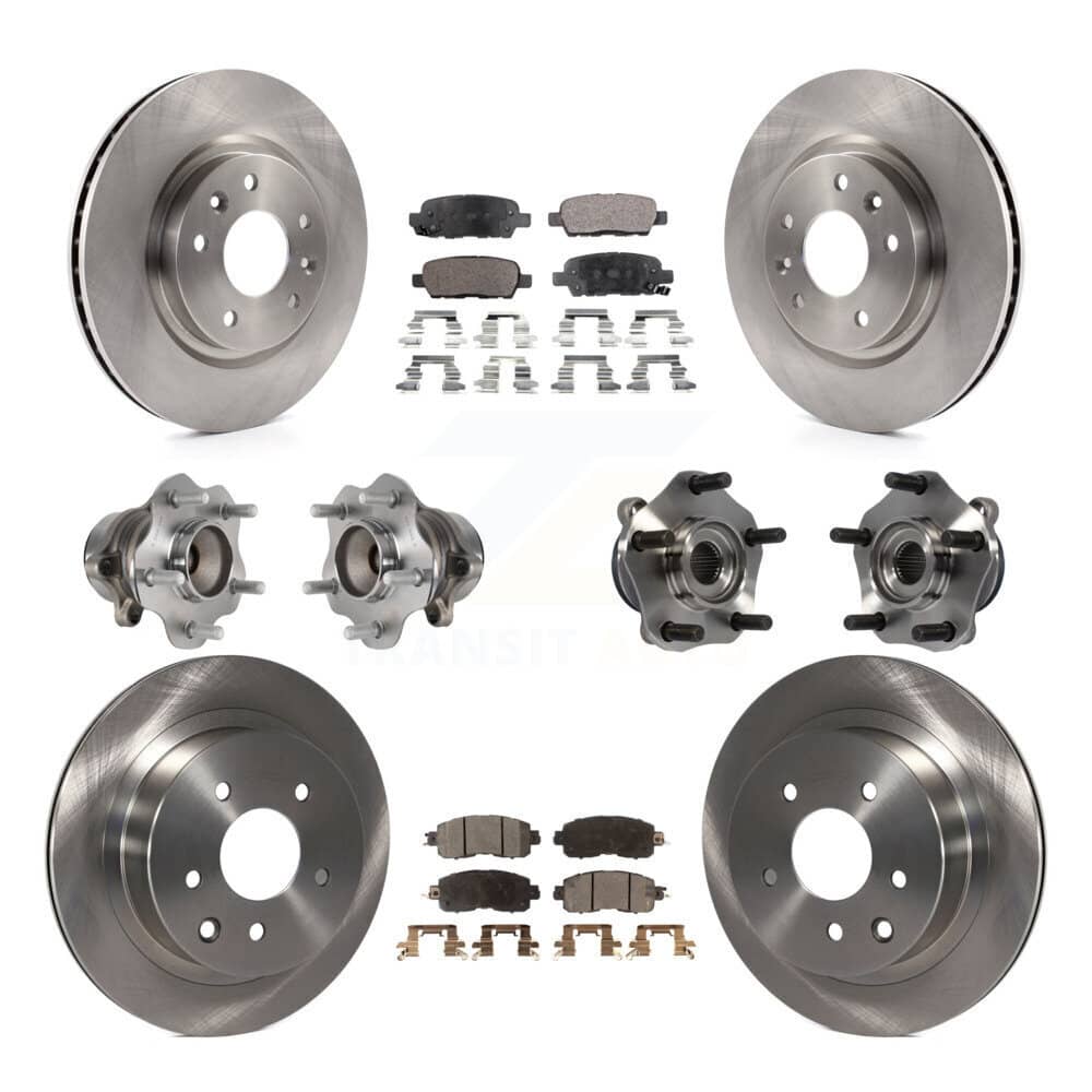 Transit Auto - KBB-113457 - Front and Rear Wheel Bearing and Hub Assembly Kits