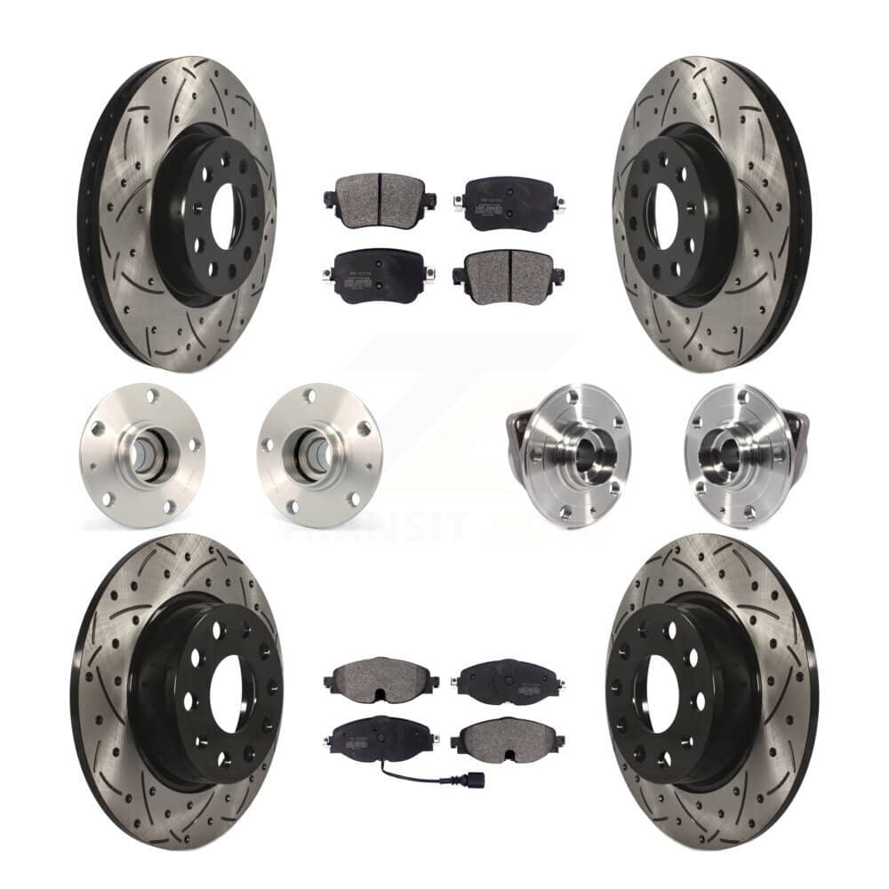 Transit Auto - KBB-113506 - Front and Rear Wheel Bearing and Hub Assembly Kits
