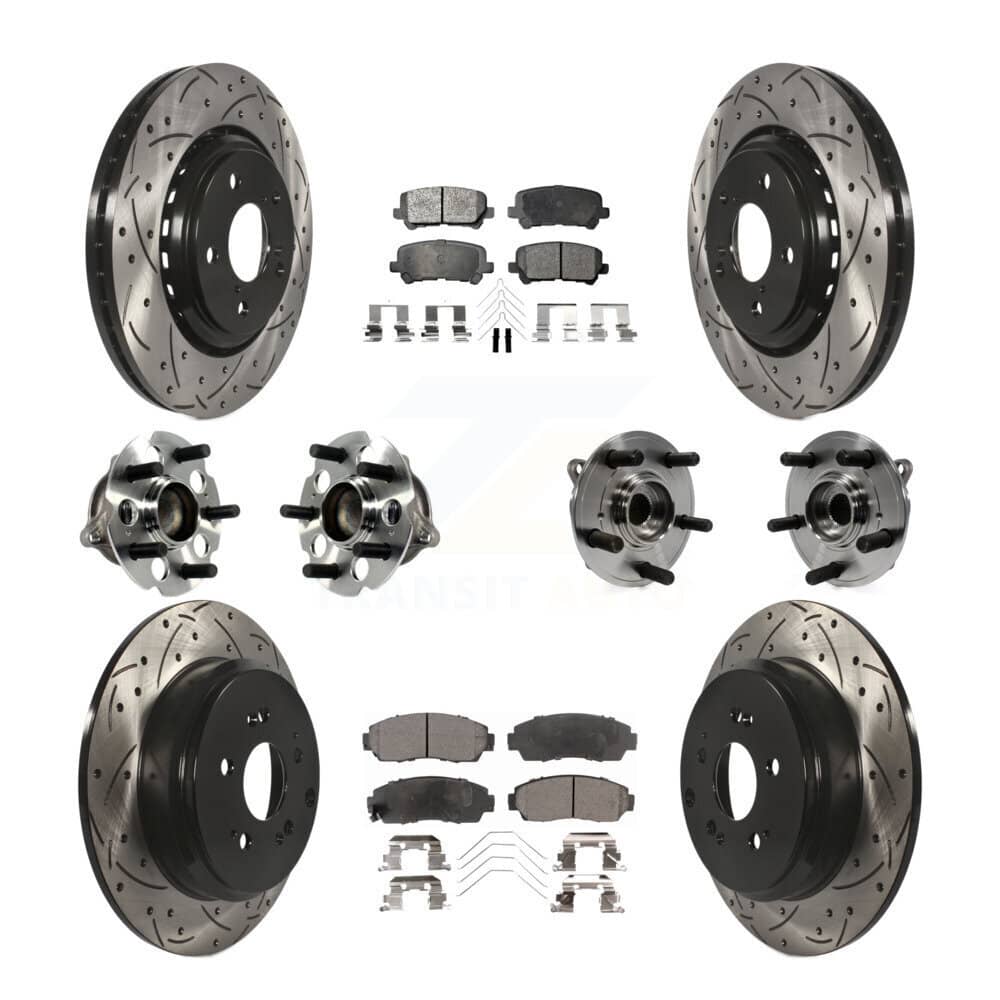 Transit Auto - KBB-113510 - Front and Rear Wheel Bearing and Hub Assembly Kits