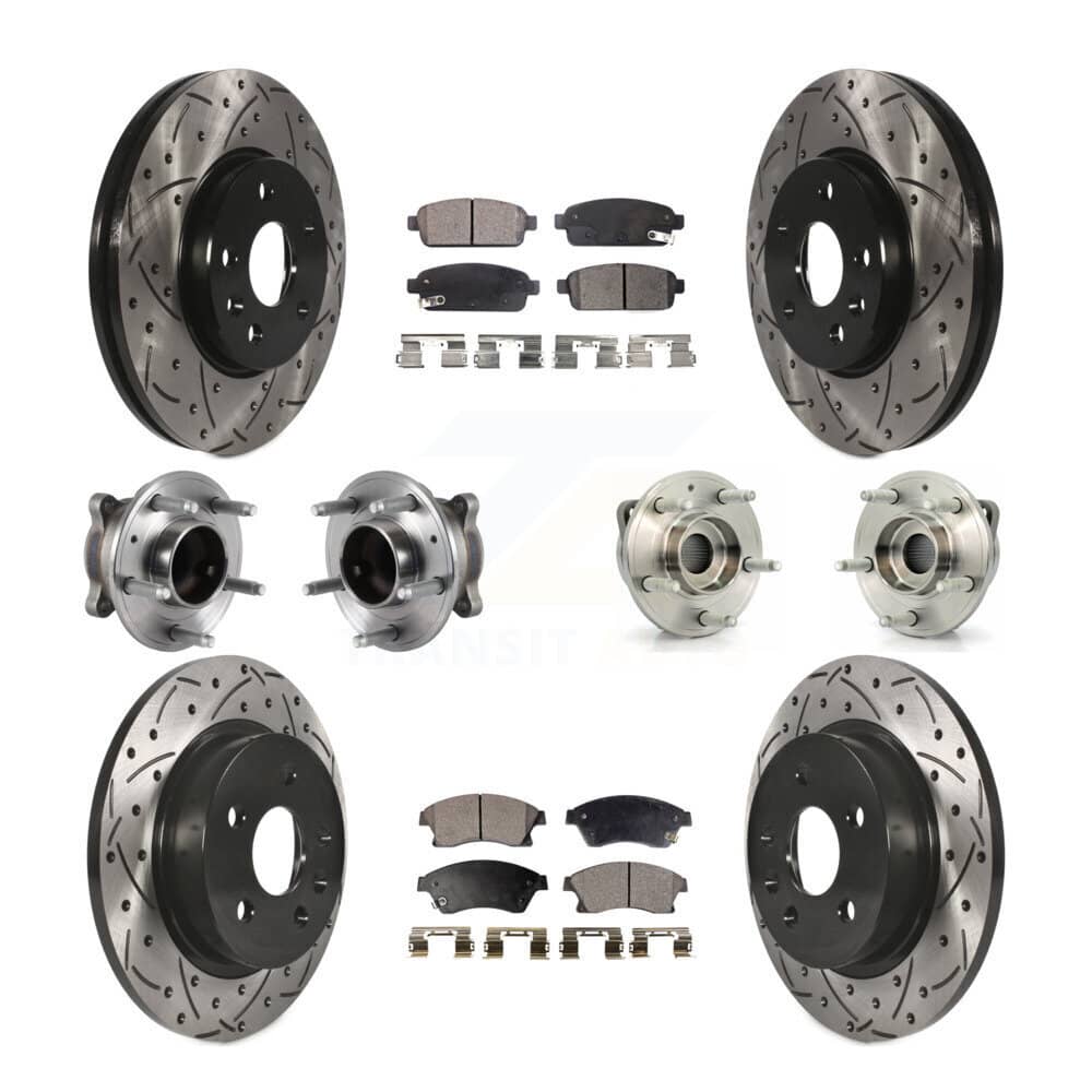 Transit Auto - KBB-113516 - Front and Rear Wheel Bearing and Hub Assembly Kits