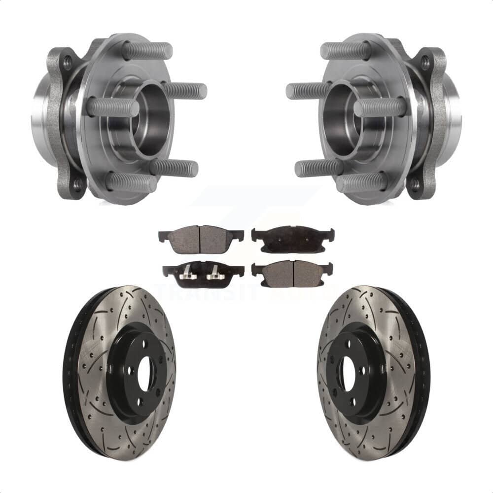 Transit Auto - KBB-113554 - Front Wheel Bearing and Hub Assembly Kits
