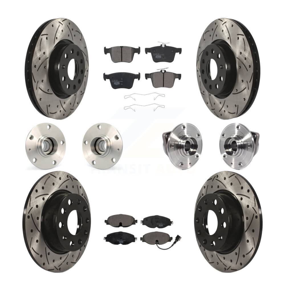 Transit Auto - KBB-113625 - Front and Rear Wheel Bearing and Hub Assembly Kits