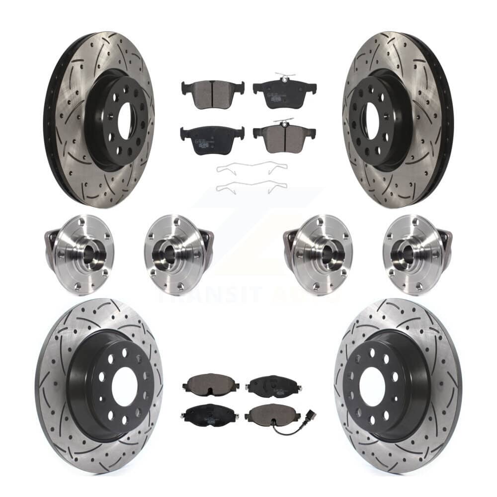 Transit Auto - KBB-113660 - Front and Rear Wheel Bearing and Hub Assembly Kits