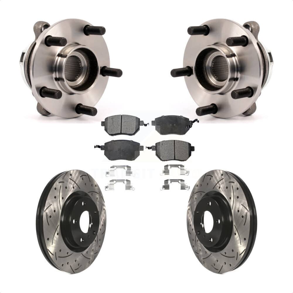 Transit Auto - KBB-113666 - Front Wheel Bearing and Hub Assembly Kits