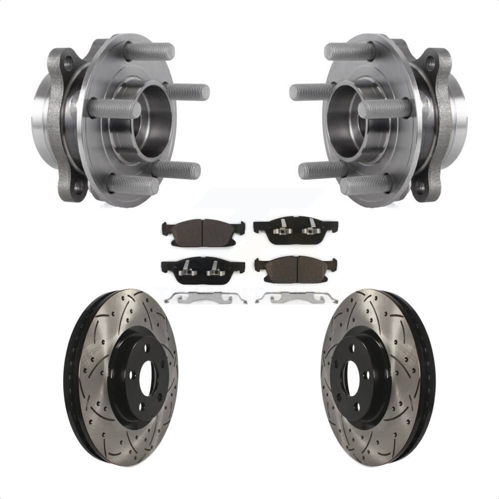 Transit Auto - KBB-113674 - Front Wheel Bearing and Hub Assembly Kits