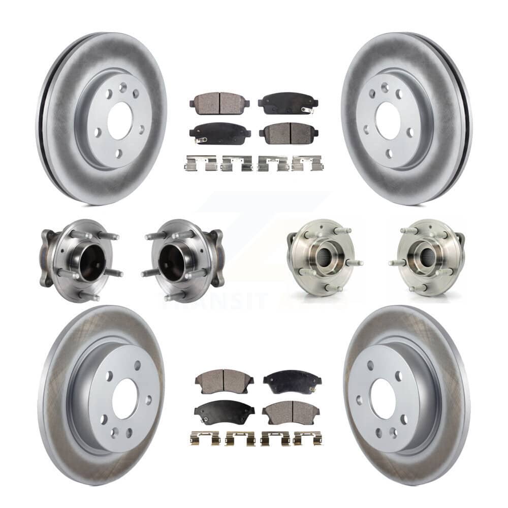 Transit Auto - KBB-113713 - Front and Rear Wheel Bearing and Hub Assembly Kits