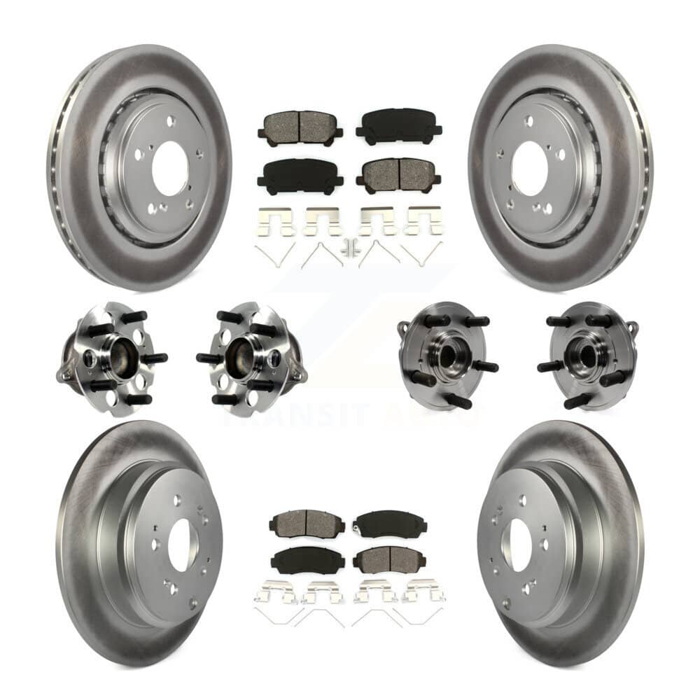 Transit Auto - KBB-113835 - Front and Rear Wheel Bearing and Hub Assembly Kits