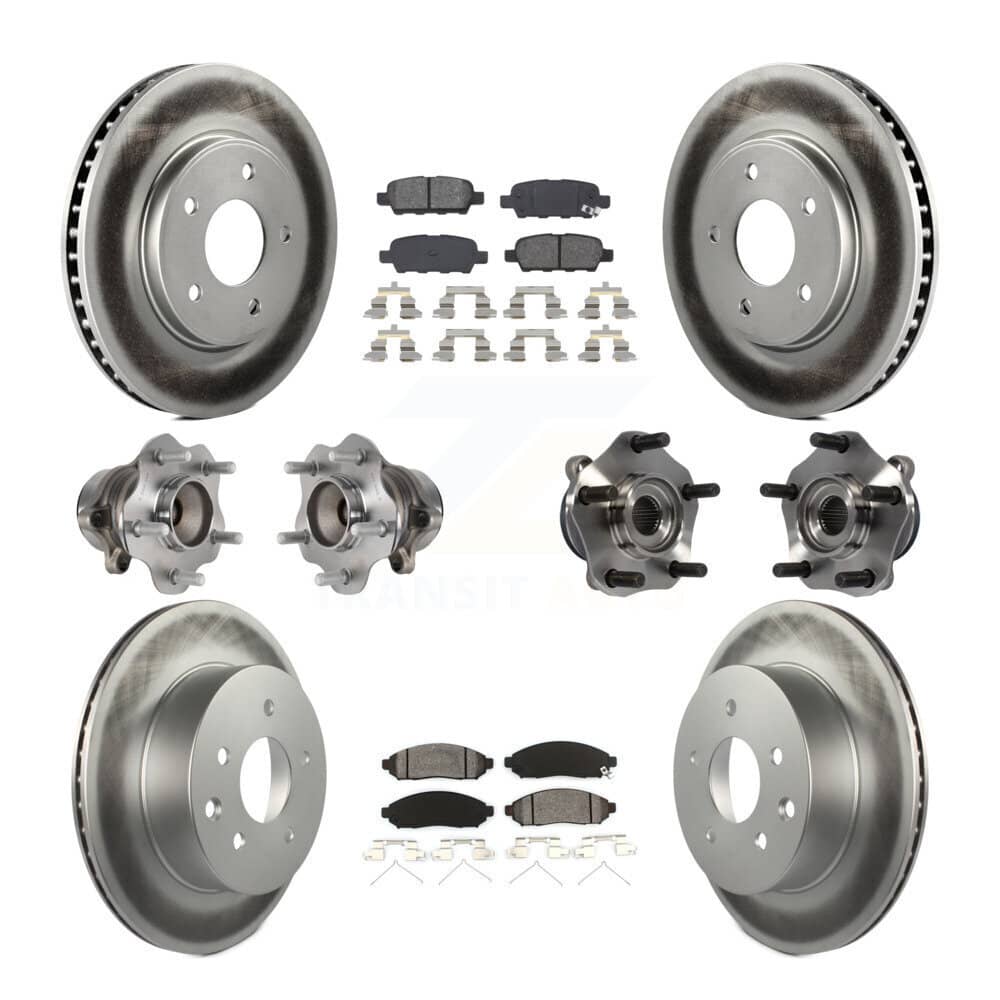Transit Auto - KBB-113851 - Front and Rear Wheel Bearing and Hub Assembly Kits