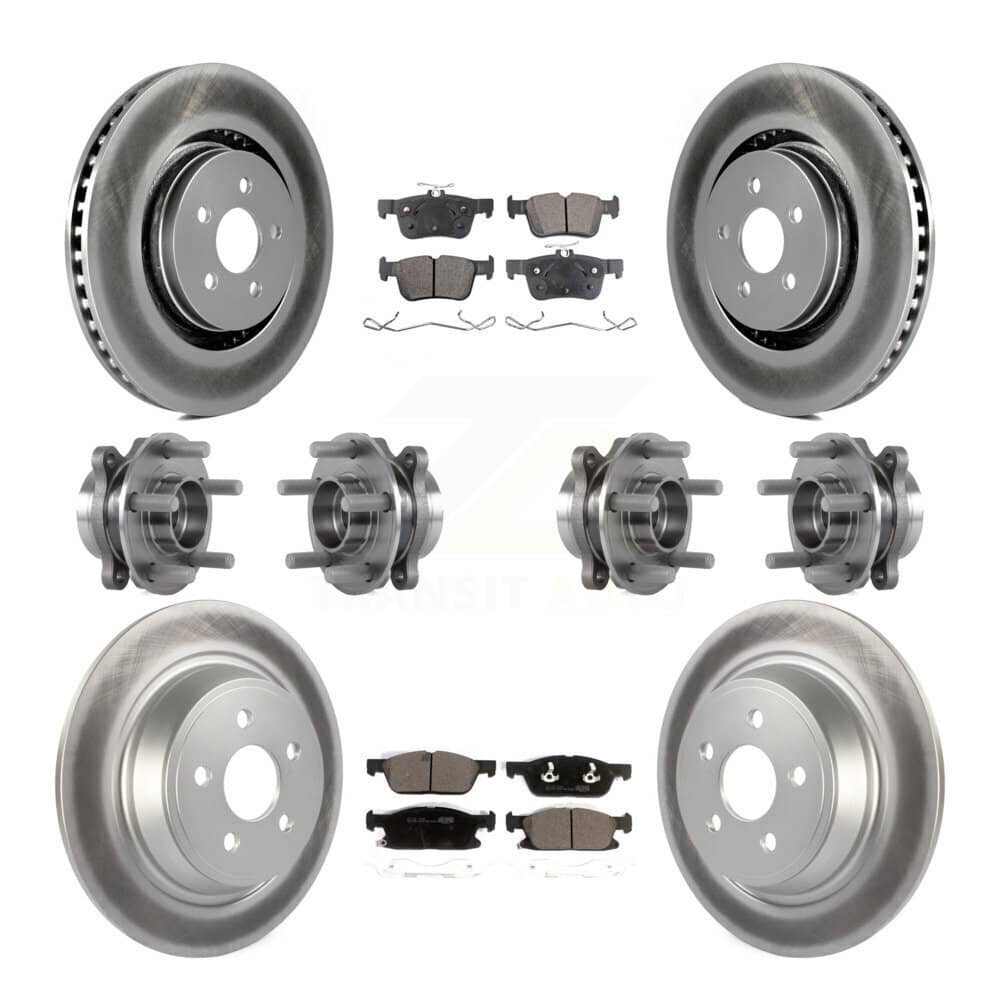 Transit Auto - KBB-113960 - Front and Rear Wheel Bearing and Hub Assembly Kits