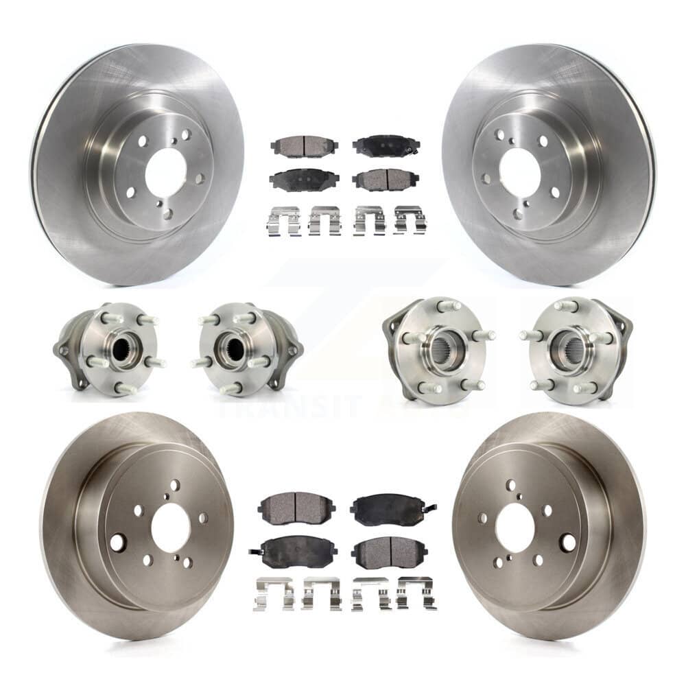 Transit Auto - KBB-114477 - Front and Rear Wheel Bearing and Hub Assembly Kits