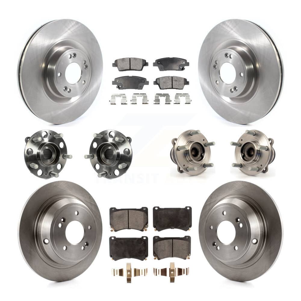 Transit Auto - KBB-114482 - Front and Rear Wheel Bearing and Hub Assembly Kits