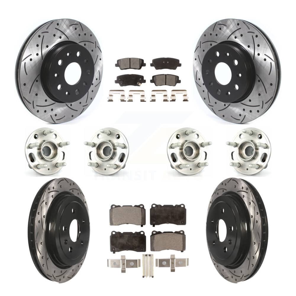 Transit Auto - KBB-114512 - Front and Rear Wheel Bearing and Hub Assembly Kits