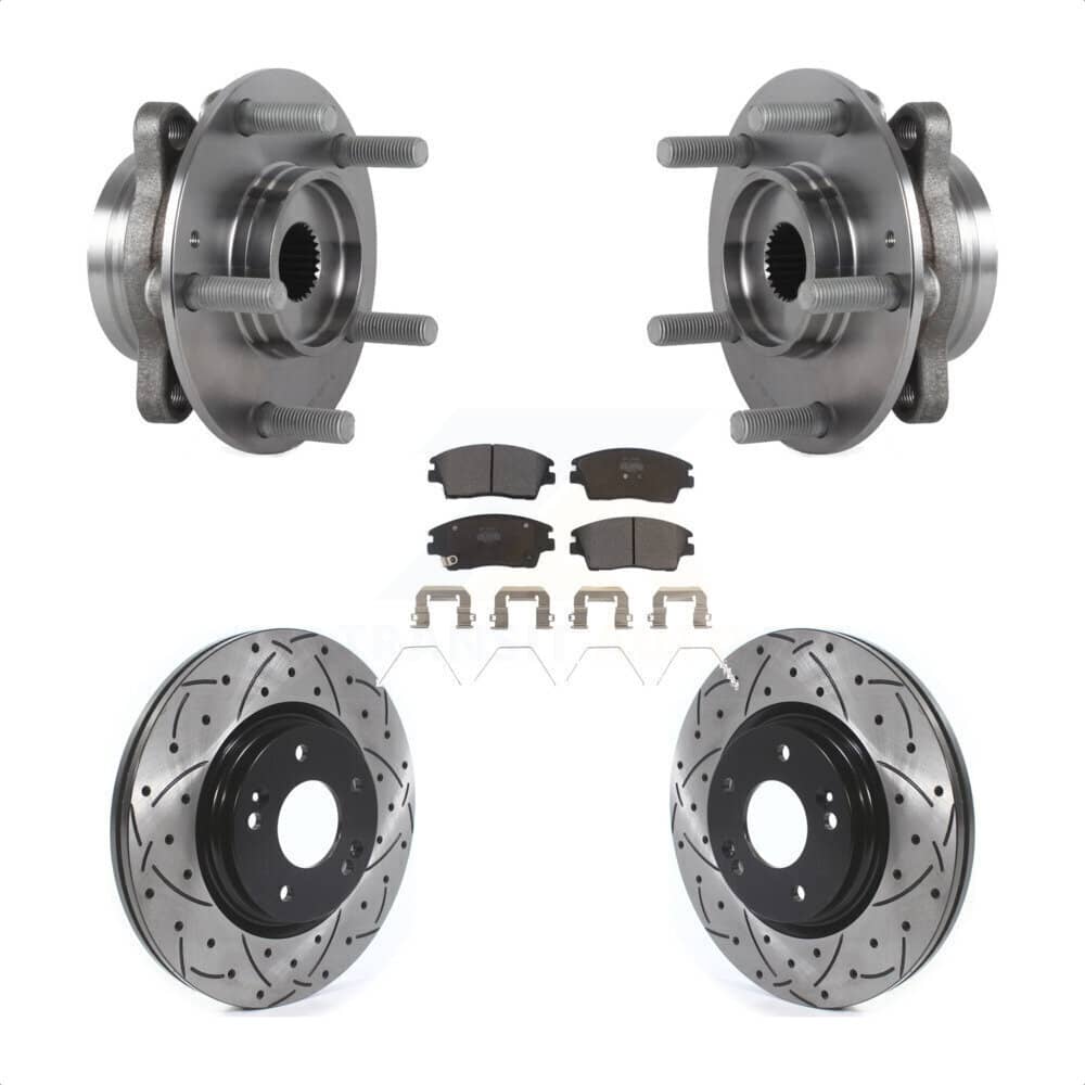 Transit Auto - KBB-114537 - Front Wheel Bearing and Hub Assembly Kits
